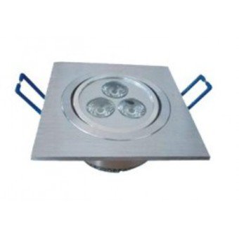 Spot LED orientabil, incastrabil, aluminiu, 3w,